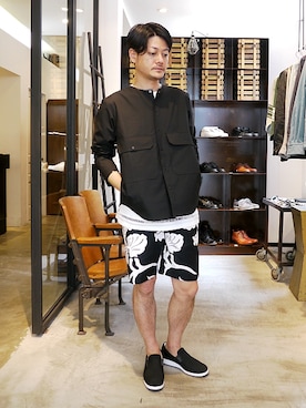 「ETHOS（エトス）のアイテム」を使った、GARUさん（メンズ・176cm）の夏コーディネート