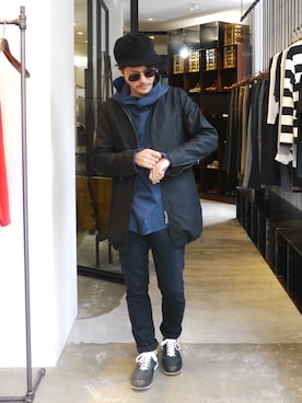 「ETHOS（エトス）のアイテム」を使った、GARUさん（メンズ・176cm）の春コーディネート