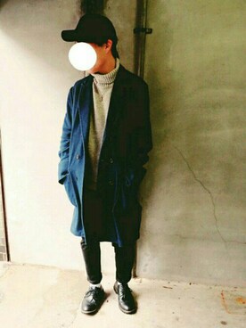 「HARE（ハレ）のアイテム（ソックス/靴下）」を使った、くっちーさん（メンズ・166cm）の秋コーディネート