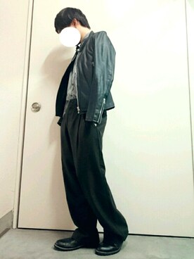 くっちーさん（メンズ・166cm）の冬コーディネート