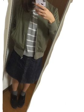 「アイテム（アナログ腕時計、ピンク系）」を使った、mugiさん（レディース・160cm）の春コーディネート