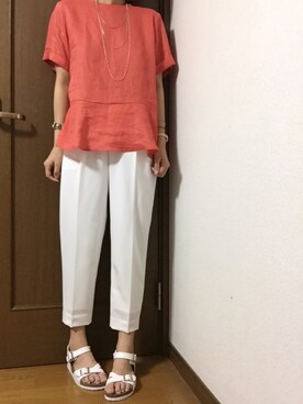 mugiさん（レディース・160cm）の夏コーディネート
