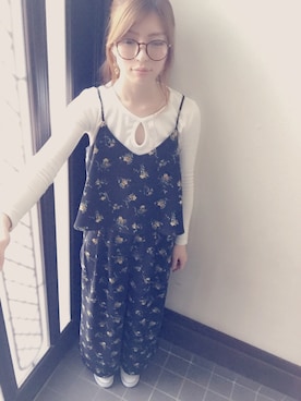 「Polo Ralph Lauren」｜「アイテム（つなぎ/オールインワン）」を使った、きゃなこさん（レディース・162cm）の春コーディネート