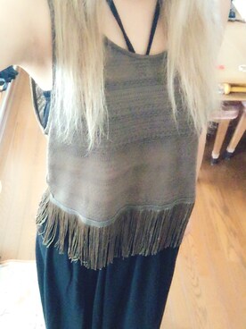 「アイテム（タンクトップ）」を使った、ぴさん（レディース・153cm）の夏コーディネート