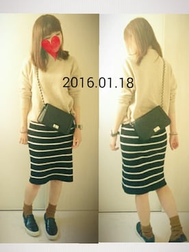 「アウターいらず」｜ricky.yさん（レディース・158cm）の冬コーディネート