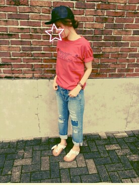 「ＢＢキャップ」｜ricky.yさん（レディース・158cm）の夏コーディネート