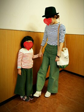 「HERITAGE LEATHER（ヘリテージレザー）のアイテム（バッグ）」を使った、ricky.yさん（レディース・158cm）の秋コーディネート