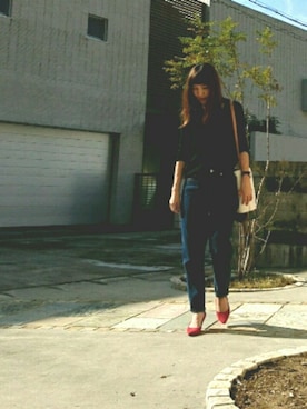 「HERITAGE LEATHER（ヘリテージレザー）のアイテム」を使った、ricky.yさん（レディース・158cm）の秋コーディネート