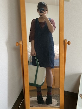 たちょんさん（レディース・160cm）の秋コーディネート