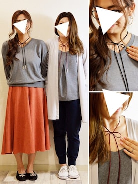 「ma chere Cosette?（マシェールコゼット）のアイテム」を使った、しまちゃんさん（レディース・160cm）の秋コーディネート