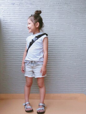  haruuuさん（キッズ・110cm）の夏コーディネート