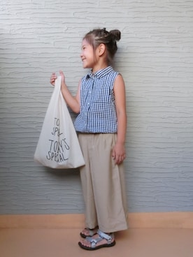  haruuuさん（キッズ・110cm）の夏コーディネート