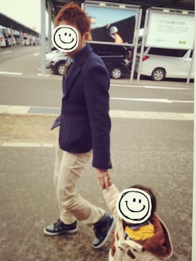 「SPINNS（スピンズ）のアイテム（フォーマルスーツ/小物）」を使った、Kさん（メンズ・166cm）の秋コーディネート