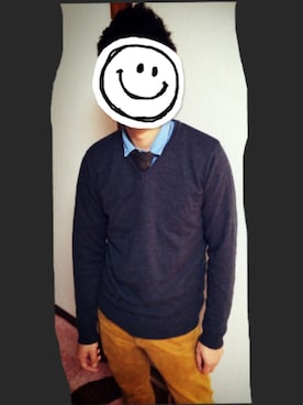 「SPINNS（スピンズ）のアイテム（フォーマルスーツ/小物）」を使った、Kさん（メンズ・166cm）の秋コーディネート