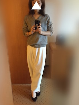 「Marie femme（マリーファム）のアイテム」を使った、hiさん（レディース・161cm）の冬コーディネート