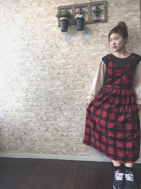 「美容室」｜「アイテム（ワンピース）」を使った、Hair Salon FOCUS   さん（レディース・155cm）の冬コーディネート