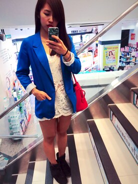 「5（ファイブ）のアイテム（ジャケット/アウター）」を使った、Cathy/千千さん（レディース・157cm）の秋コーディネート