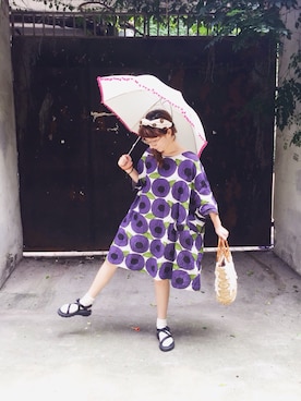 「IORI（イオリ）のアイテム」を使った、satouさん（レディース・158cm）の夏コーディネート