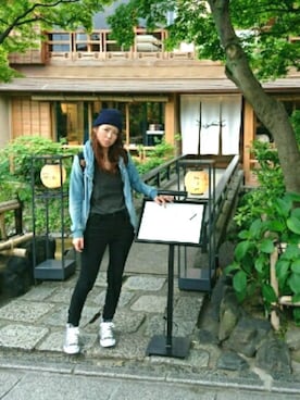 「WOWSTYLE（WOWSTYLE）のアイテム」を使った、sleepSHIMANOさん（レディース・161cm）の春コーディネート