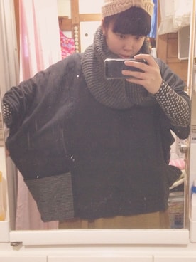 「チャイハネ（チャイハネ）のアイテム（その他トップス）」を使った、青子さん（レディース・164cm）の冬コーディネート