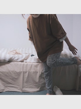 「ZARA（ザラ）のアイテム（ニット/セーター、ホワイト系）」を使った、cyywwclrさん（レディース・163cm）の秋コーディネート