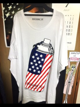 「RCWB（アールシーダブリュービー）のアイテム（トップス）」を使った、ykaaa✯✯✯さん（レディース・161cm）の夏コーディネート