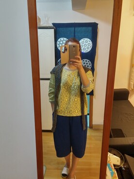 「COCOON（コクーン）のアイテム」を使った、tracy chiuさん（レディース・163cm）の秋コーディネート