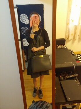 「COCOON（コクーン）のアイテム」を使った、tracy chiuさん（レディース・163cm）の秋コーディネート