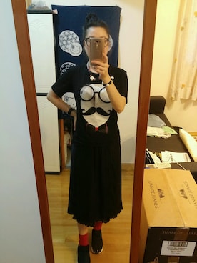 「COCOON（コクーン）のアイテム」を使った、tracy chiuさん（レディース・163cm）の春コーディネート