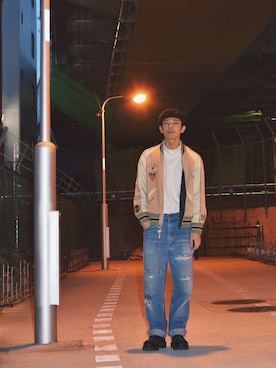 「VAN（バン）のアイテム（トップス）」を使った、タ ク ムさん（メンズ・170cm）の秋コーディネート