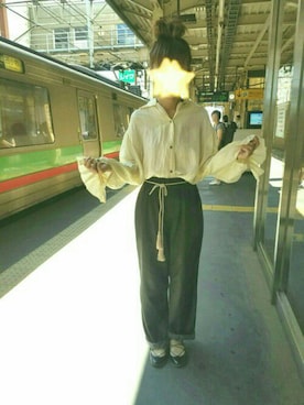 「ビンテージシャツ」｜saeさん（レディース・162cm）の夏コーディネート