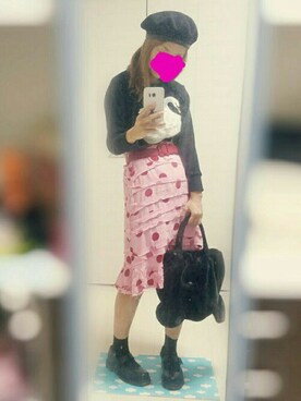 「あちゃちゅむ」｜「アイテム（スウェット）」を使った、saeさん（レディース・162cm）の秋コーディネート