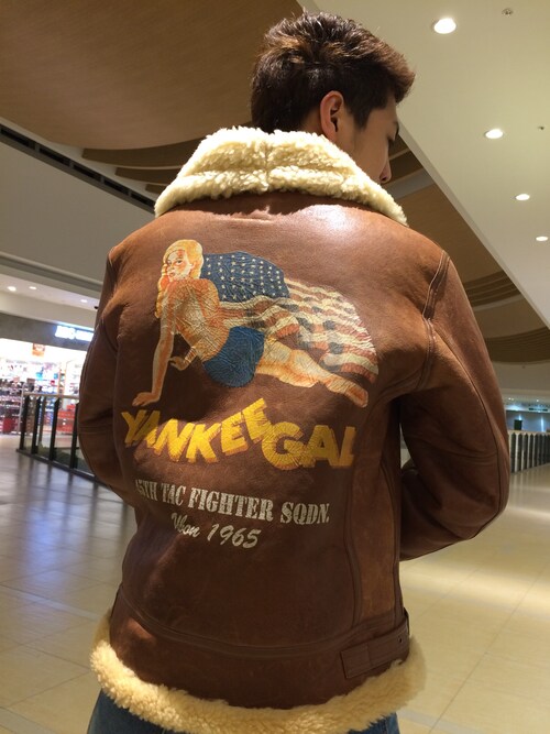 ヤッシー Avirex ららぽーと横浜 Avirexのブルゾンを使ったコーディネート Wear