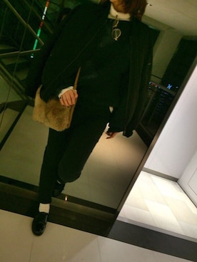 「GLOBAL WORK（グローバルワーク）の【GLOBALWORK】レースアップシューズFW/529048（その他シューズ）」を使った、みーさん（レディース・165cm）の冬コーディネート