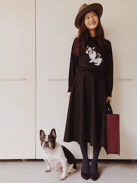 酒井 景都さん(レディース・160cm)の秋コーディネート