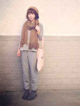 nownowさん（レディース・158cm）の冬コーディネート