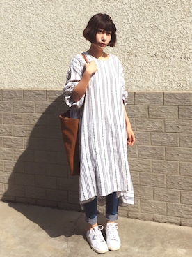 「doota（ドゥータ）のアイテム」を使った、nownowさん（レディース・158cm）の春コーディネート