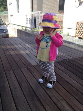 maysさん（キッズ・80cm）の秋コーディネート