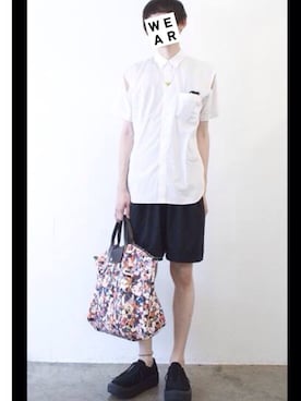 「アイテム（アンクレット）」を使った、shuさん（メンズ・177cm）の春コーディネート
