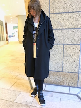 「HYSTERIC GLAMOUR（ヒステリックグラマー）のアイテム（パーカー）」を使った、SAEさん（レディース・168cm）の秋コーディネート