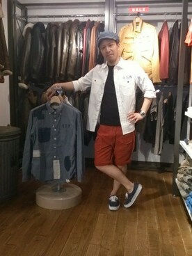 SUGAYA！さん（メンズ・164cm）の夏コーディネート