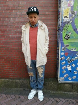 SUGAYA！さん（メンズ・164cm）の冬コーディネート