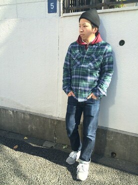 SUGAYA！さん（メンズ・164cm）の冬コーディネート
