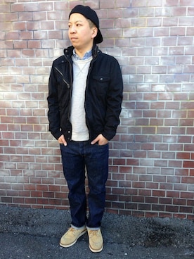 SUGAYA！さん（メンズ・164cm）の冬コーディネート