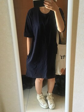 「ムック本」｜「アイテム（ワンピース/ドレス）」を使った、manamiさん（レディース・157cm）の夏コーディネート