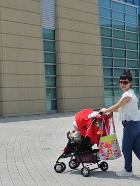 「アイテム（トップス）」を使った、m@ckey♡さん（メンズ・150cm）の夏コーディネート