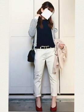 ななちよさん（レディース・156cm）の冬コーディネート