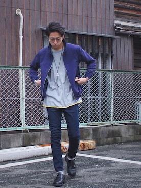 「JOLI（ジョリ）のアイテム（シューズ）」を使った、Kyohei Akitaさん（メンズ・179cm）の冬コーディネート