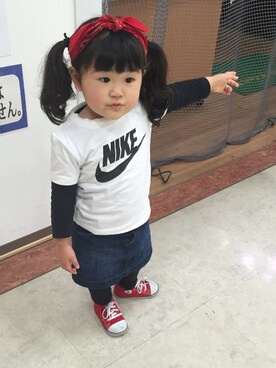 「キッズレギンス部」｜mei★さん（キッズ・90cm）の春コーディネート