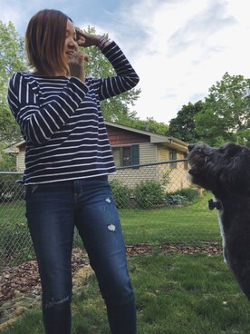 「stripes」｜「アイテム（アナログ腕時計）」を使った、kelさん（レディース・168cm）の夏コーディネート